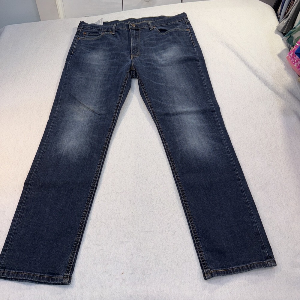 Levis 541 Jean Men Tag 38x32 37x32 Blue Athletic Taper Stretch All Seasons Tech